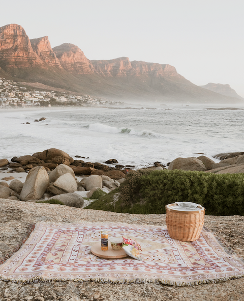 Boho Cotton Throw: Fynbos
