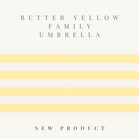 The Family Umbrella (Butter Yellow)