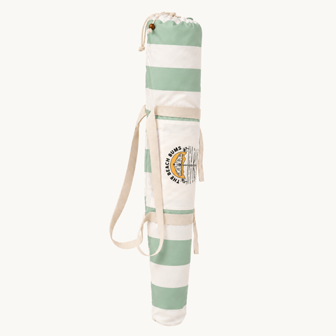 The Scarborough Premium Umbrella (Wide Green Stripe)