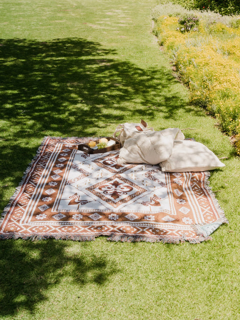 Boho Cotton Throw: The Pokhara